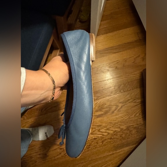 Margaux The Demi Ballet Flats in Cerulean Blue - Picture 2 of 5